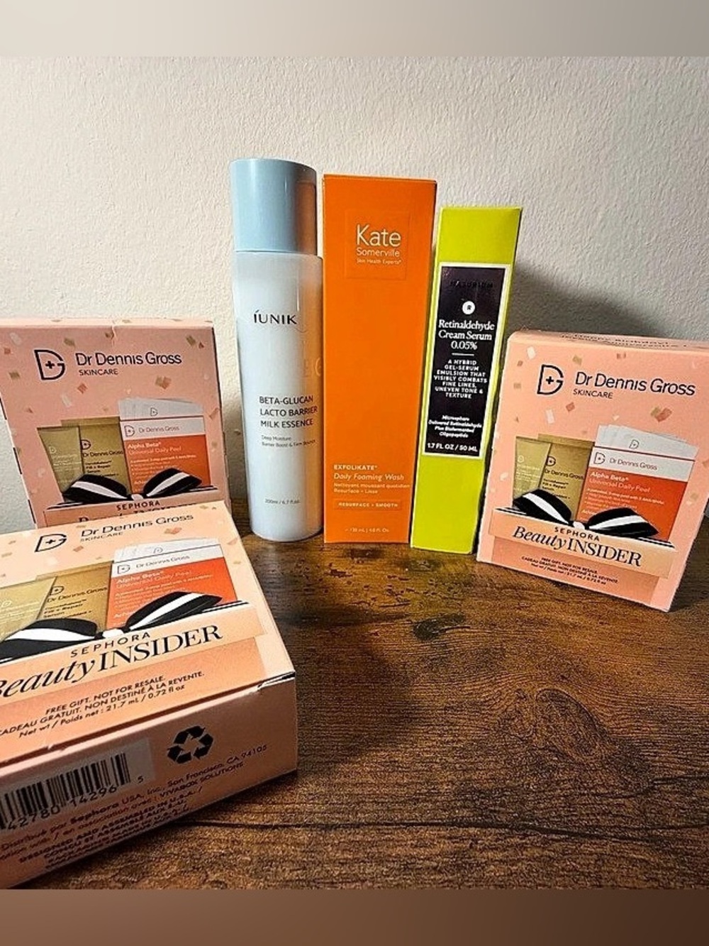 Skincare Bundle NWT Pink & Orange